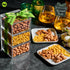 (3 Package, NUT CRAVINGS - Mothers Day Treats, Mixed Nuts Acrylic Tower Gift Basket with Ribbon Tier Assortment) Treats
