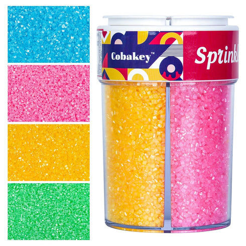 Easter Sanding Sugar Edible Pink Blue Yellow Green Sugar Sprinkles for Cake