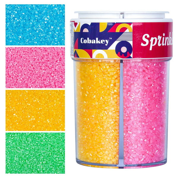 Easter Sanding Sugar Edible Pink Blue Yellow Green Sugar Sprinkles for Cake