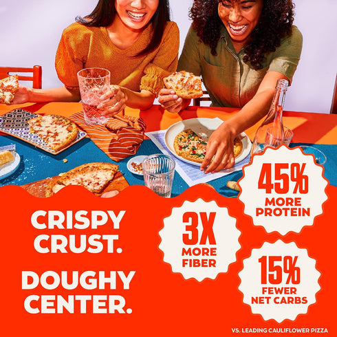 Frozen 10.9oz Banza Roasted Veggied Pizza from Chickpeas - High Protein, Gluten Free