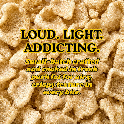 7 OZ Pork King Good White Cheddar Pork Rinds FAMILY SIZE (Chicharrones - Keto Snacks)