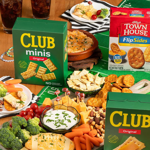11oz Club Minis Crackers, Lunch Snack, Original, Box