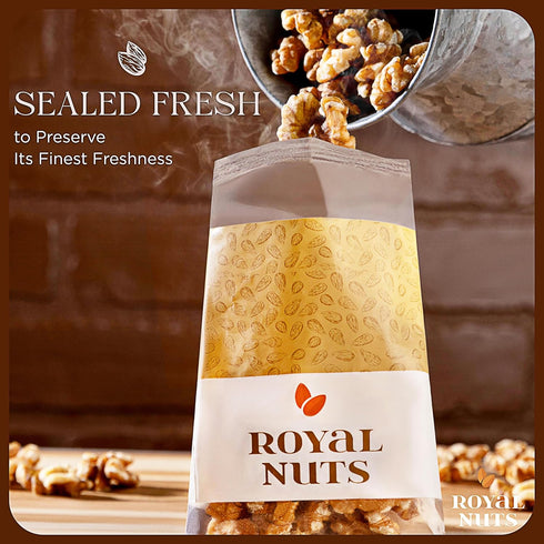 Royal Nuts Gift Basket Gourmet Mixed & Assorted Nuts in Reusable Wooden Crate | Deluxe Holiday Food & Nut Gift Box