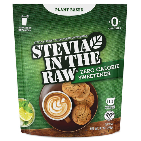 Stevia In The Raw 9.7Oz Bag, Plant-Based Zero Calorie Sweetener, Sugar-Free Baking Substitute, Vegan, Gluten-Free