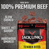 1.25 (Pack 10) Jack Link's Premium Cuts Beef Steak Tender Bites, Teriyaki, Ounce