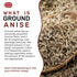 Spicy World Ground Anise Powder, 7 Ounce - Pure & Natural, Great for Baking, Cooking, and Tea