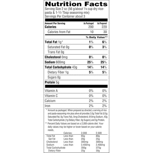 6.3oz Near East Rice Pilaf Mix, Garlic & Herb, Box