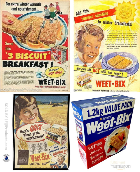 Generic 97% (1.2kg) PACK Weet-Bix Whole Grain Cereal VALUE By Sanitarium Health Food Company Australia, Low in Sugar
