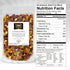(2 lbs) Traina Home Grown All American Dried Fruit Blend - Peaches, Sweetened Cranberries, Golden Raisins, Sweetened