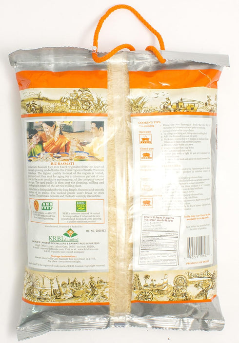 India Gate 10 - White Basmati XL Rice - Excel, Pound