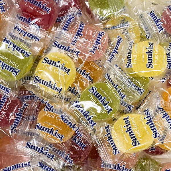 Shippedfast Sun Kiss Fruit Chews, 1 Pound Bag of Gems, Fruit Bulk, Soft,