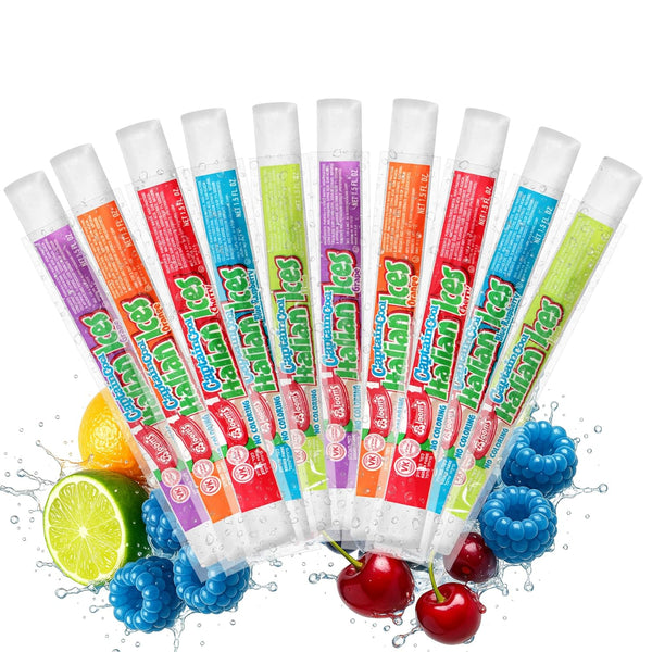 Clear Italian Ice Freeze Pops, 10 Count Freeze Pops Bulk Each is