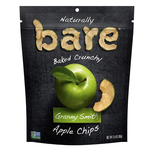 bare Snacks Apple Chips - Granny Smith, 3.2oz Bag