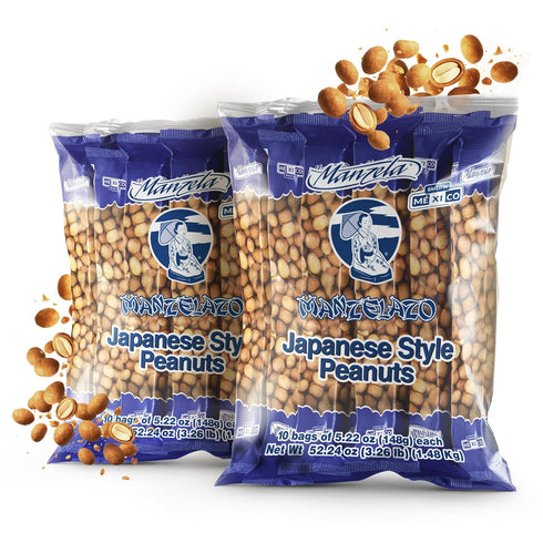 manzela Japanese Style Coating Peanuts | Crunchy with Flavorful Sauce, Savory & Slightly
