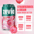 12 oz (24-Pack) Zevia Zero Sugar Soda, Strawberries and Cream, Cans Caffeine Free, Naturally Sweetened, No Calorie Soda