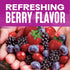 64 Oz Ocean Spray ZERO Sugar Mixed Berry Juice Drink, Cranberry Juice Drink Sweetened with Stevia, Fl Bottle