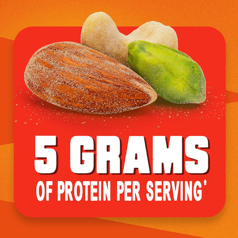 14oz. (Pack 1) Blue Diamond Almonds, Mixed Nuts Smokehouse Flavored Deluxe Snack Nuts, Almonds, Pistachios