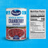 14 Oz (Pack 1) Ocean Spray Whole Cranberry Sauce, Canned Side Dish, Can