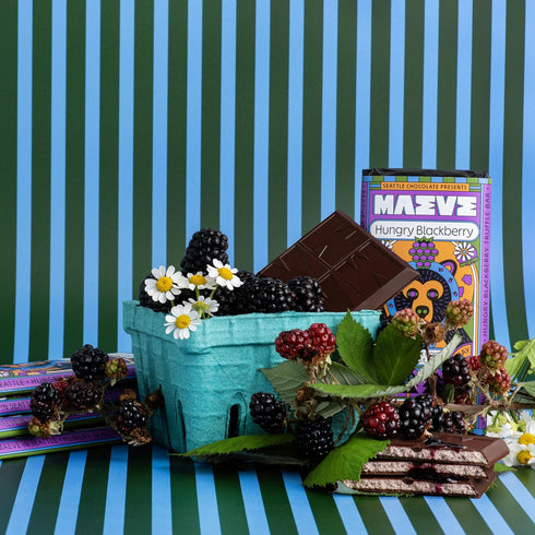Maeve Chocolate Blackberry Truffle Bar - Indulgent Snack