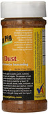 Dizzy Pig Dizzy Dust All-Purpose Barbecue Seasoning Rub, 8oz Shaker - Hand Made in the USA, Gluten Free, MSG Free