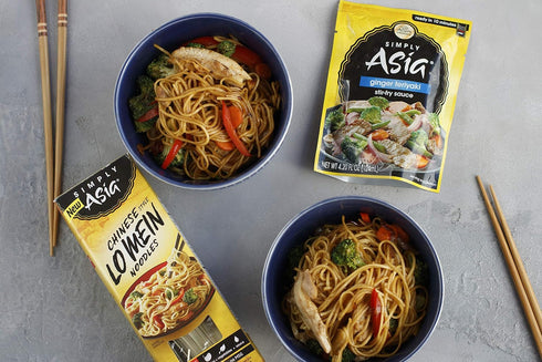 14 oz (Pack 2) Simply Asia Chinese Style Lo Mein Noodles