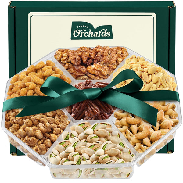 Fathers Day Nuts gift Basket - With a Variety of Freshly Roasted