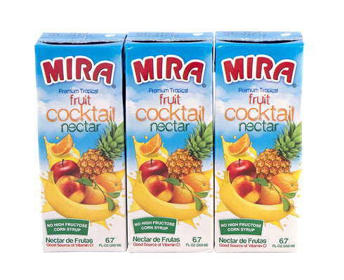 Mira Premium Tropical Fruit Cocktail Nectar - 9 Packs of 3