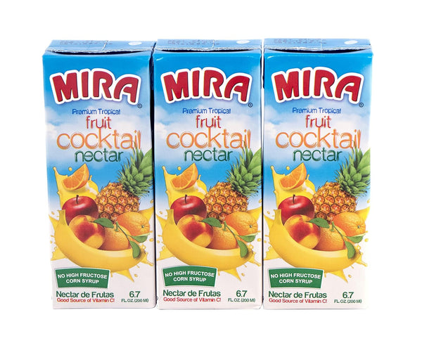 Mira Premium Tropical Fruit Cocktail Nectar - 9 Packs of 3