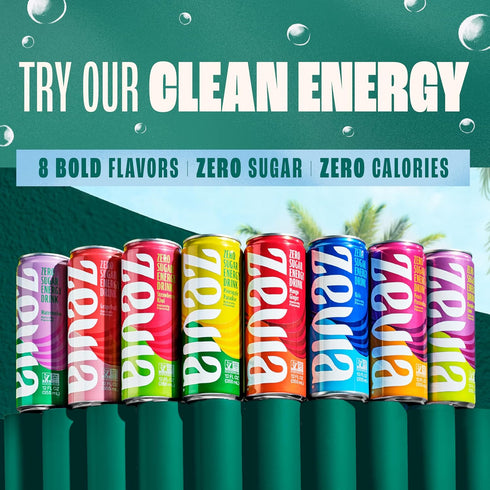 12 (Pack 6) Zevia Zero Calorie Soda, Lemon Lime Twist, Ounce Cans