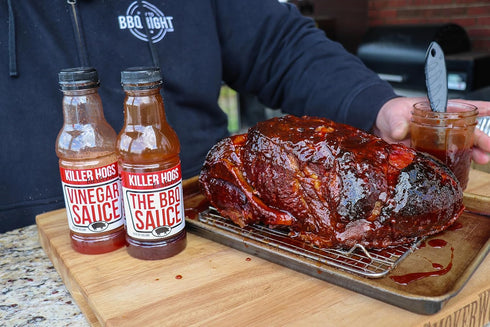 2-Pack 32 Killer Hogs The BBQ Sauce with Basting Brush | Championship Grill and BBQ Sauce for Beef, Steak, Burgers