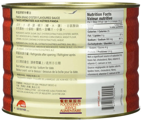 Lee Kum Kee Panda Oyster Sauce, 5 Pound