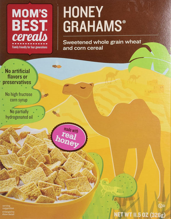 Mom's Best - Honey Grahams - 11.5 Oz (Pack of 4)