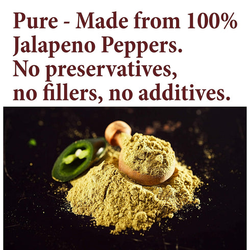 The Spice Way Jalapeno Powder - (4 oz) hot pepper powder from pure chile dried pods
