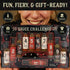 11 Pack Set Set Bottle Hot Sauce Variety Spice with Habanero, Chipotle, Garlic Sauce & More Gourmet Sauces for Tasting