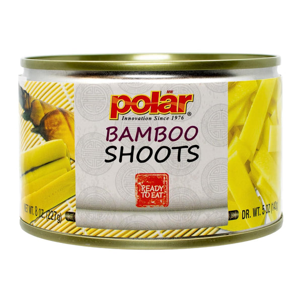 MW Polar Canned Vegetables, Sliced Bamboo Shoots, 8 Oz (Pack Of 12)