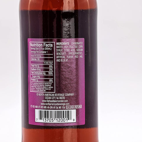 Huckleberry Gourmet Soda - Flathead Lake Flavor