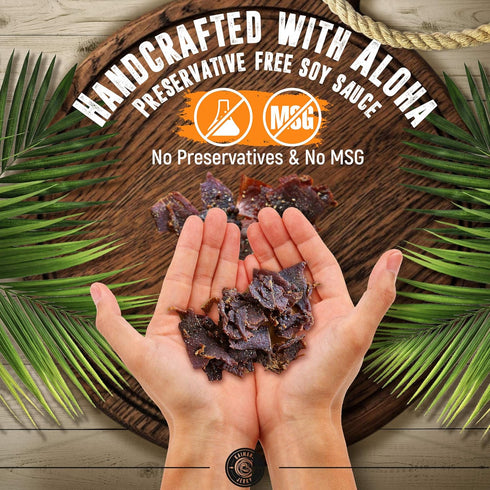 Omega-3s (3 pack, 2 oz) Kaimana Wild-Caught Ahi Tuna Jerky - Teriyaki | Rich in & High in Protein | All-Natural