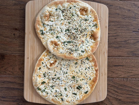 Generic 2 (411g Phoenicia Herbed Akawi Cheese Bread Pieces Total) | Authentic Middle Eastern Flatbread with Akawi
