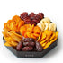 7 Oh! Nuts Dried Fruit Gift Basket Variety Tin Box - Gourmet Arrangement Platter - Healthy Food Snack Box for Birthday