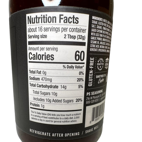 PS Seasoning Blackbelt Korean BBQ Sauce - Great for Beef Short Ribs, Pork Belly, Kabobs, and More