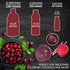 (3 Pack 16 Oz Cherry Bay Orchards Tart Montmorency Cherry Concentrate Bottle) - All Natural Juice Sleep Aid - GMO