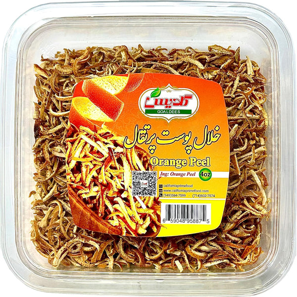GOALDEES Dried Orange Peel Natural Sun-Dried Citrus Zest for Tea, Baking, and Cooking,