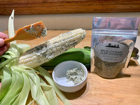 30 1/2 wt.1oz/29g Boston Spice Revolutionary Clam Chowdah Gourmet Seasoning Blend To Make Your Own New England Style