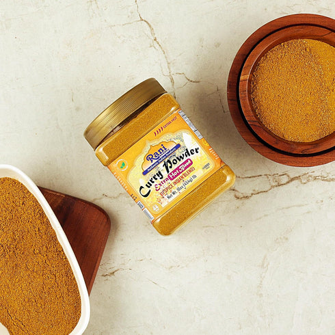 Rani Curry Powder EXTRA HOT (11-Spice Authentic Indian Blend) 16oz (1lb) 454g PET Jar ~ All Natural | Salt-Free | Vegan | No Colors | Gluten Friendly | NON-GMO | Indian Origin