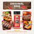 2 Flavor God Bottles Original BBQ Rub Mix, Natural Healthy Spice Blend For Grilling Chicken, Wings, Beef, Pork, Bacon