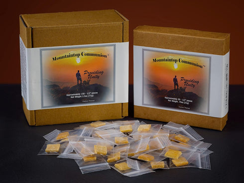 Individually Wrapped Gluten-Free Communion Bread, 50 Count for Religious Services