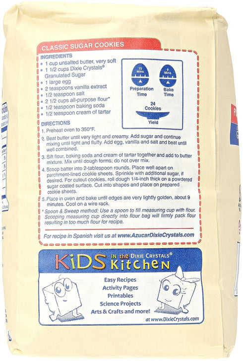 Imperial Sugar 4 lb Dixie Crystals Pure Cane Sugar