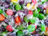 DM Sweets 2 lbs Assorted Fruit Buttons - of Bulk Individually Wrapped Cherry Orange Lemon Sour Apple Grape Hard Candy