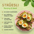 9 Oz Struesli Savory & Seed Organic Granola, Nut, Grain & Gluten Free, Healthy Snacks with Pumpkin, Sunflower & Chia