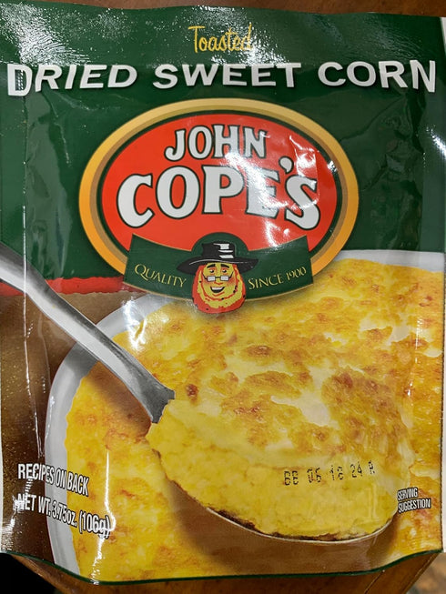 AmishTastes PA Dutch John Cope's Toasted, Dried Sweet Corn, 3.75 Oz. (Pack of